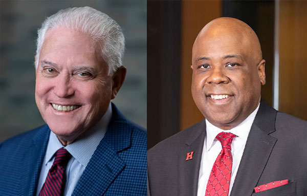 Walter Harrison (L) and Larry P. Ward (R)