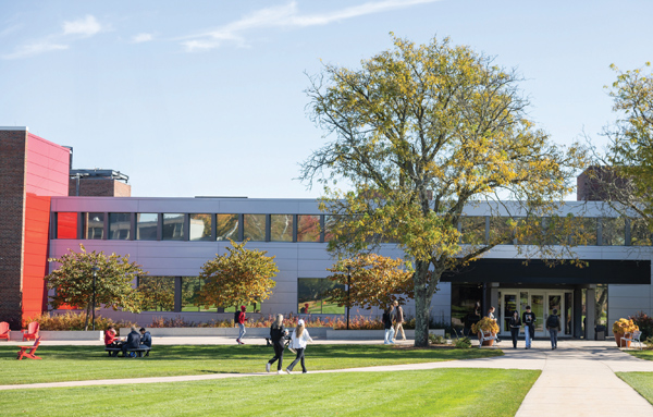 students outside of student union