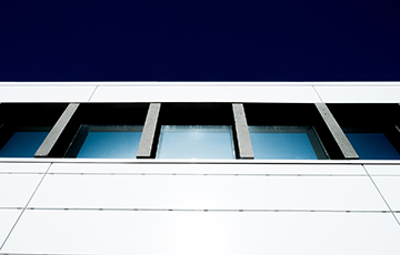 blue sky and building