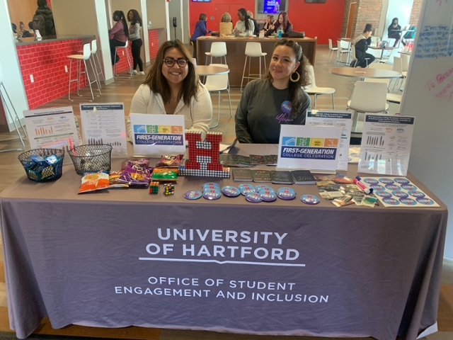 First Generation Students at tabling event