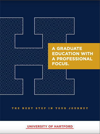 Image is of the cover of the graduate view book