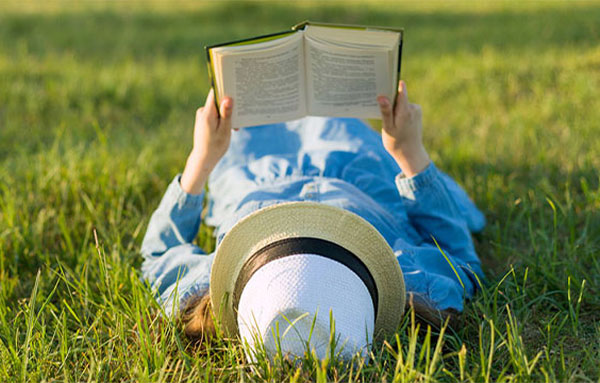book lover reading