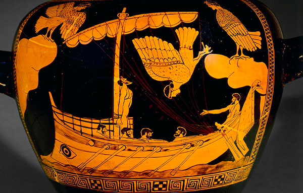 "Siren Vase" from the British Museum