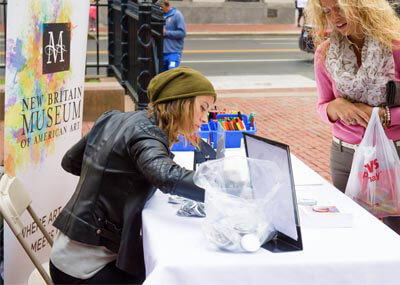 Jenny Haskins printmaking major