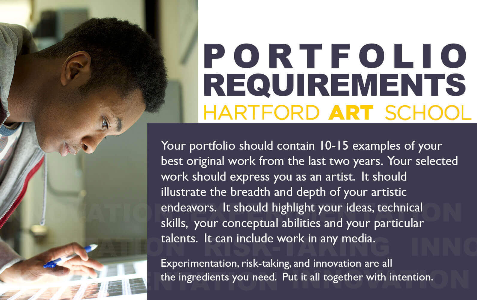 portfolio review requirements