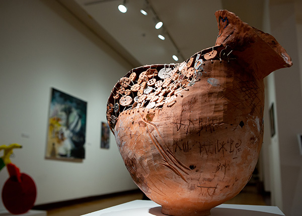 Alexander A. Goldfarb clay pot display