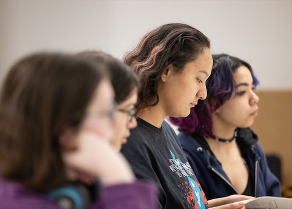 students in class