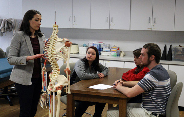 BS health sciences pre-chiropractic students