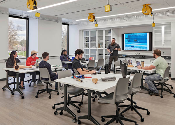 classroom in Hursey Center