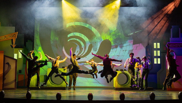 music theatre students on stage