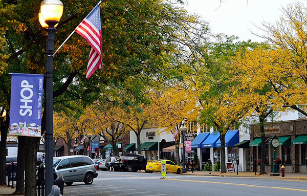 shopping in West Hartford