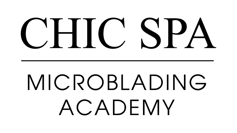 image of Chic Spa Microblading Academy black and white logo