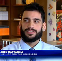 Battaglia interviewed on TV