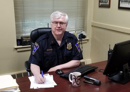 Bob McCue, assistant chief of police, retires