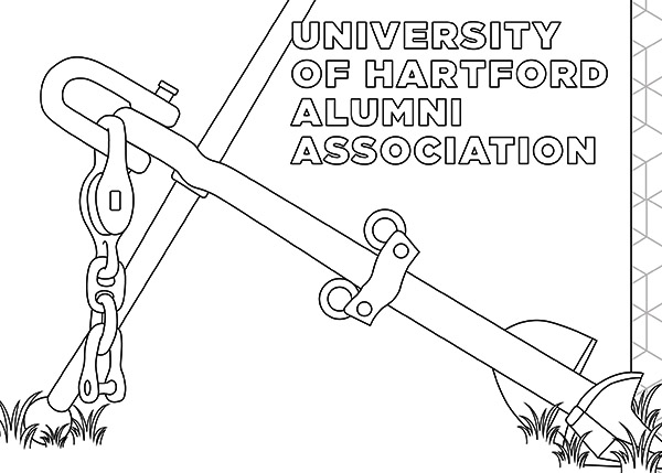 UHart Anchor Coloring Page