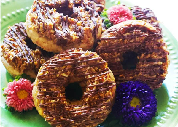 Baked Samoas Doughnuts