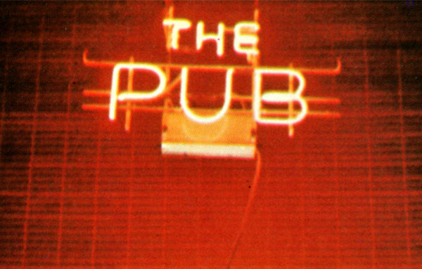 The Pub neon sign
