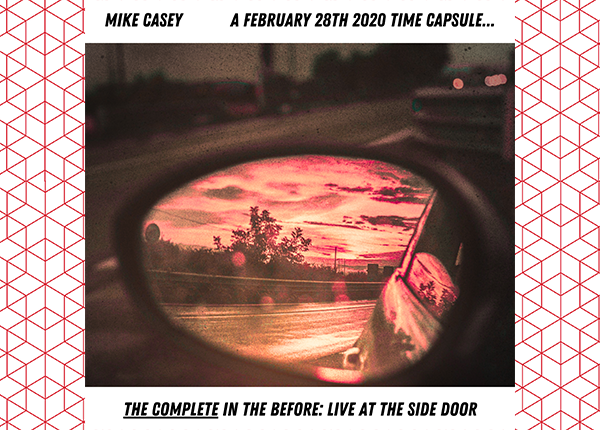 album cover featuring a sideview car mirror