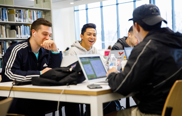 Students study group