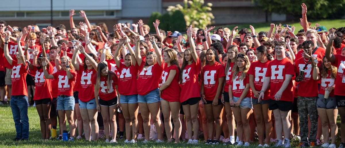 Students on quad