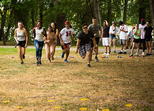 Students at Field Day