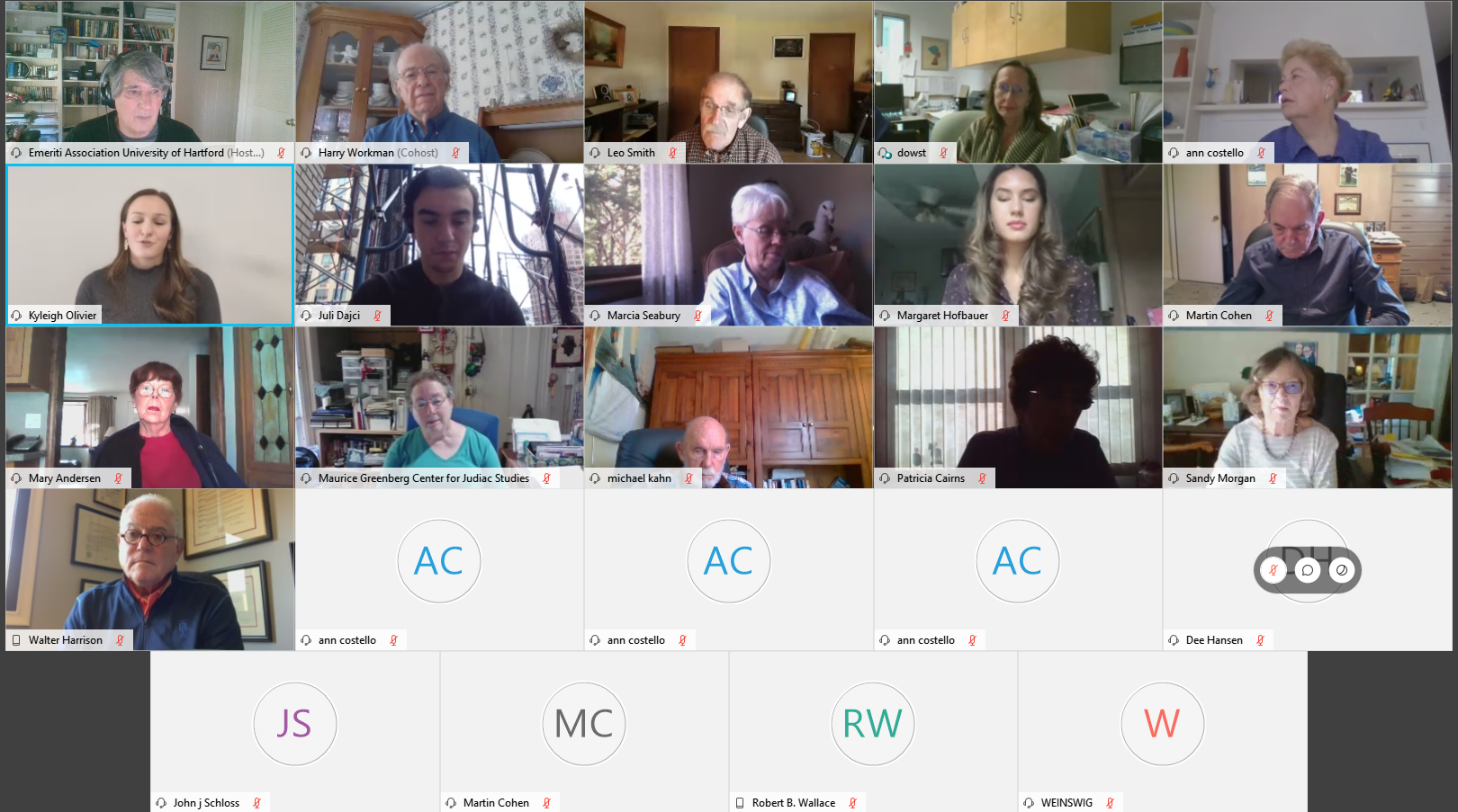 The Emeriti Association Fall Plenary Meeting was held on Thursday, October 22, 2020, via WebEx.  There were 26 participants (as shown on the WebEx screen at one point).  Guests included:  Randi Ashton-Pritting and Sean Parke.