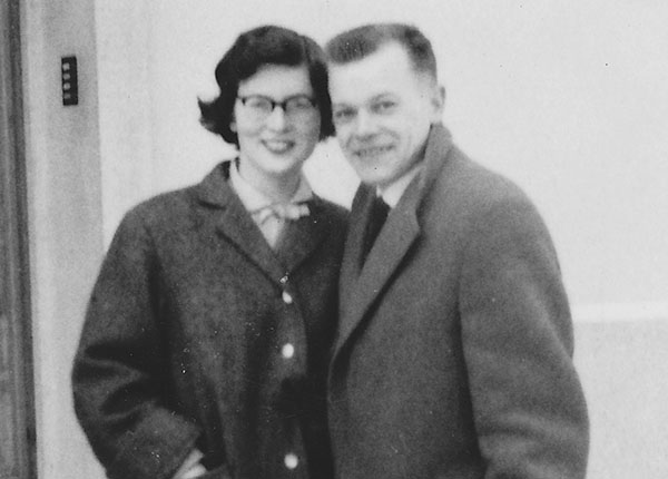Ormgard and Otmar Klee in 1956