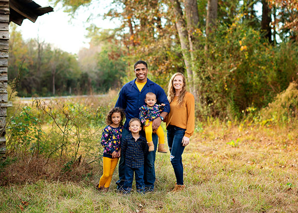 Jesse Johnson and family