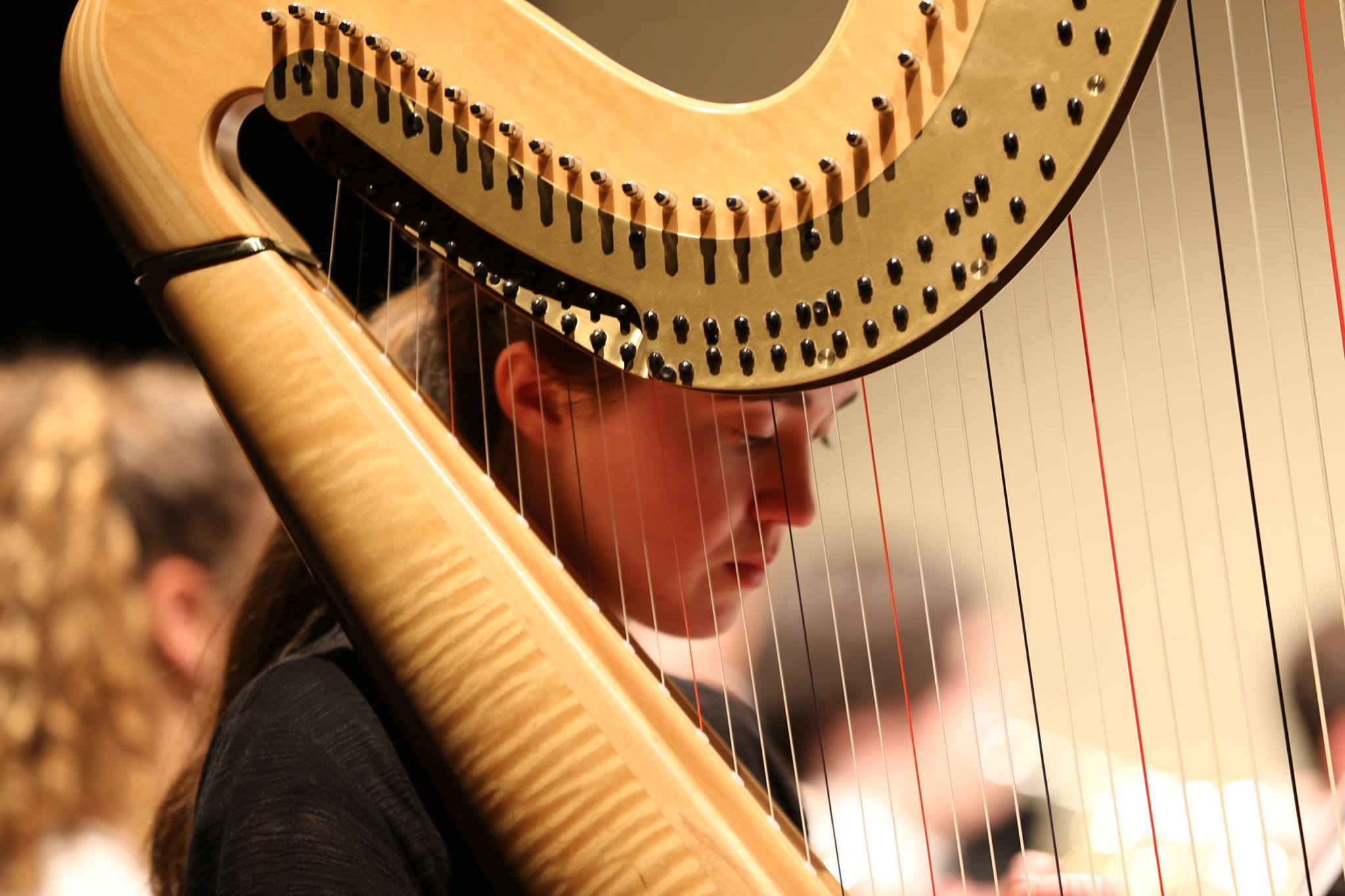 harp player