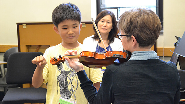 A moment from our Hartt Suzuki Institute summer program.