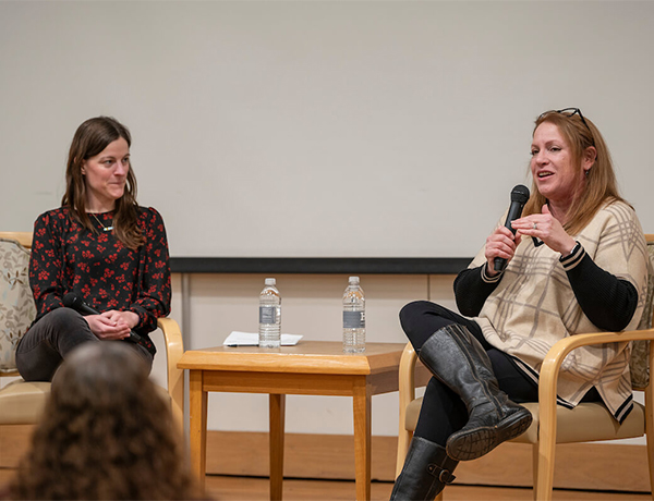 Julie Sherman Wolfe (R) and Amy Weiss (L)