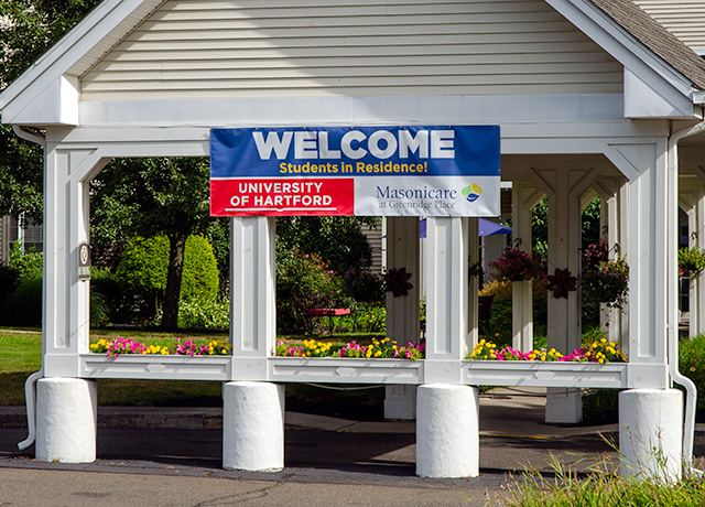 Masonicare Welcome Sign