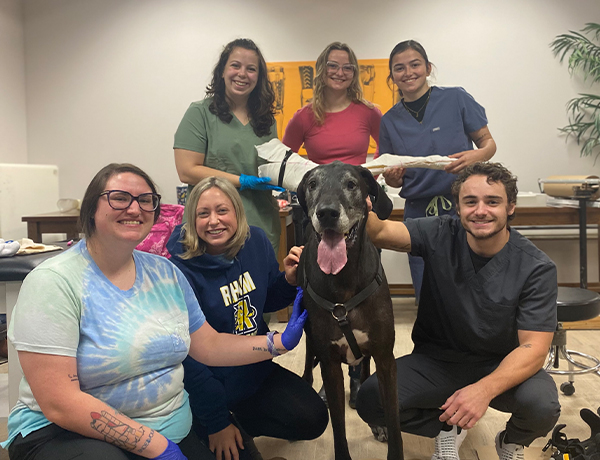 Zeke and the Prosthetics and Orthotics Team