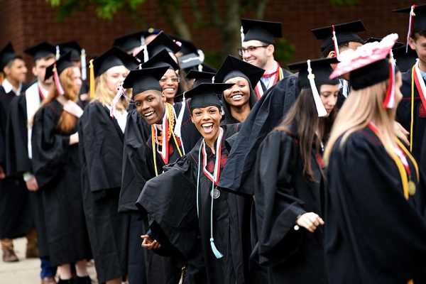 excited graduates