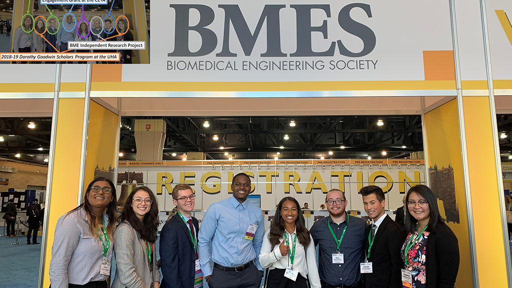 Nine Engineering Students Attend BMES Annual Meeting University of