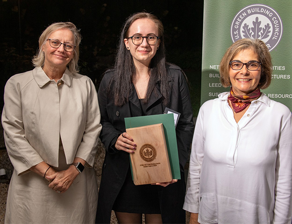 three women standing together