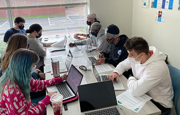 Crested Communications students.