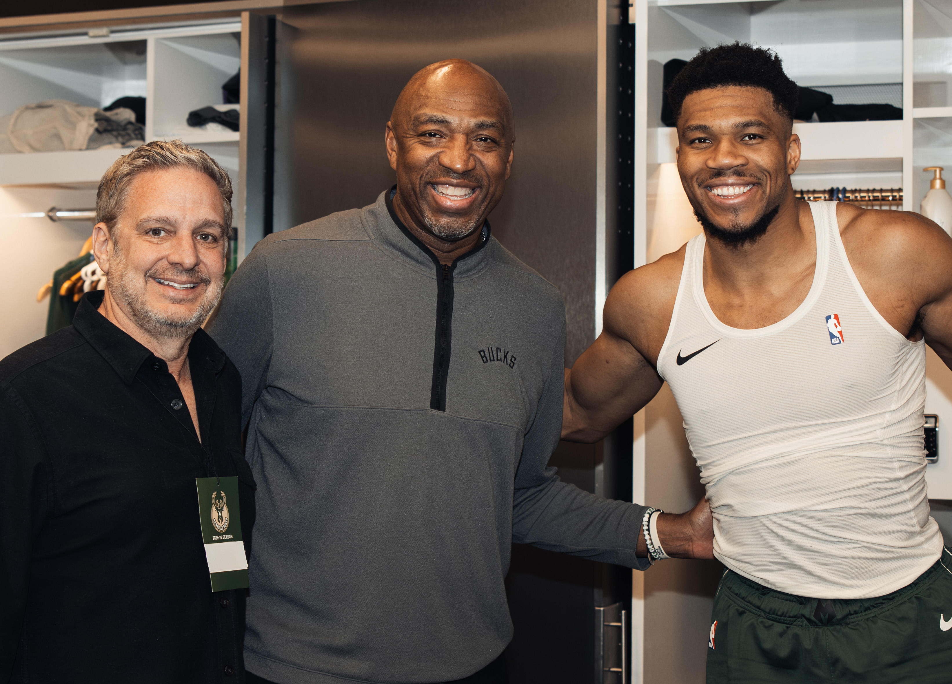 michael daglio, vin baker and giannis Antetokounmpo