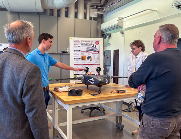image of student presenting at Spring CETA Expo