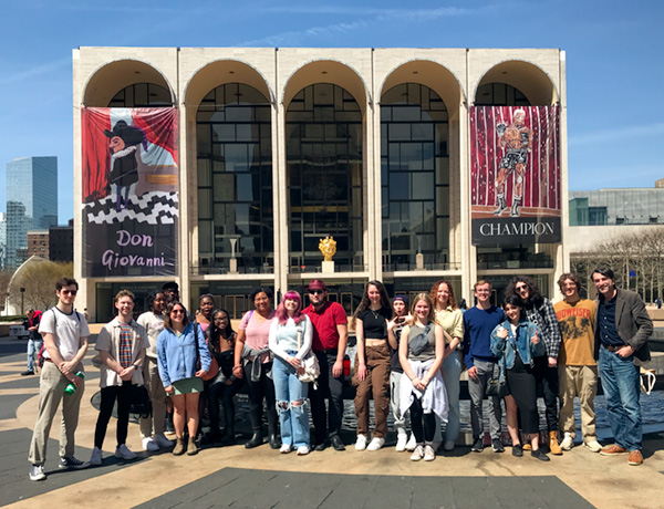students at lincoln center
