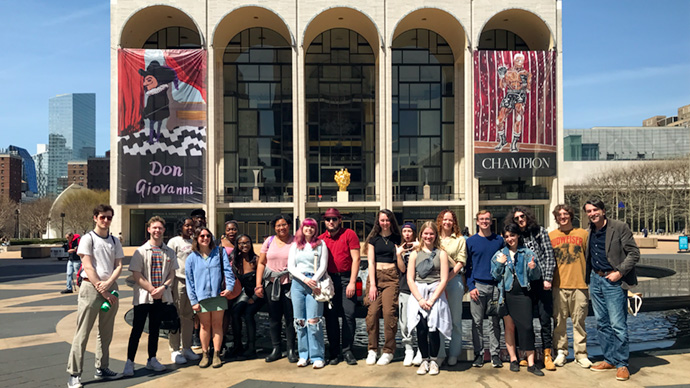 Hartt students at Lincoln Center