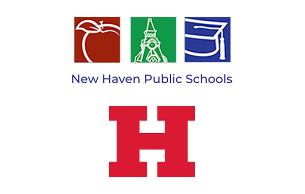 New Haven Public Schools Logo and UHart logo