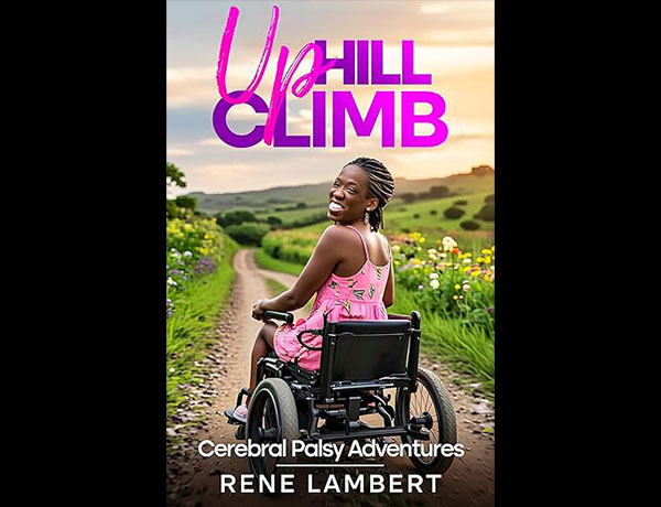 Rene Lambert, UHart student and author of "Uphill Climb: Cerebral Palsy Adventures"
