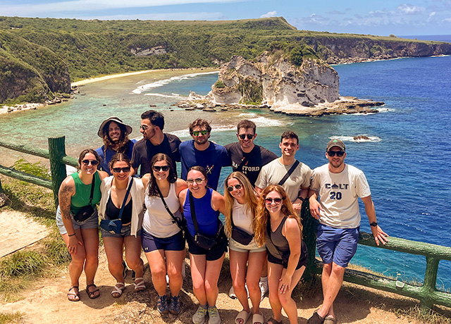 UHart PT Students in Saipan