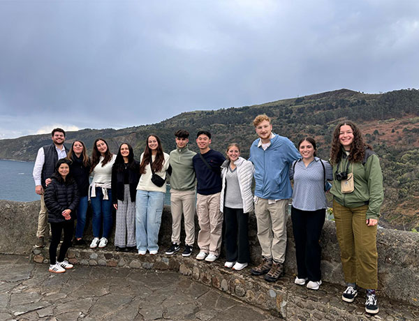 Barney students abroad in Spain