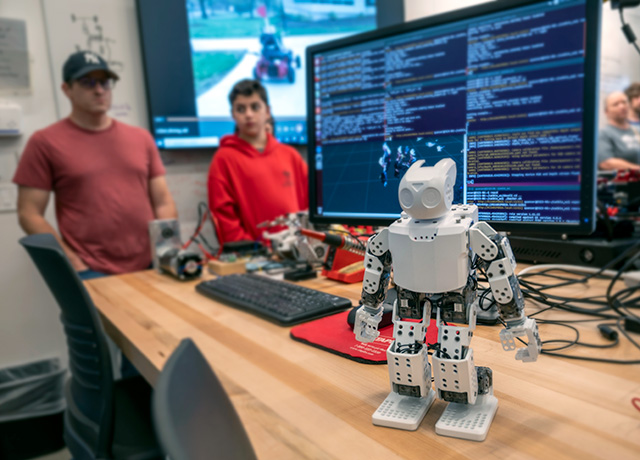 Robotics students
