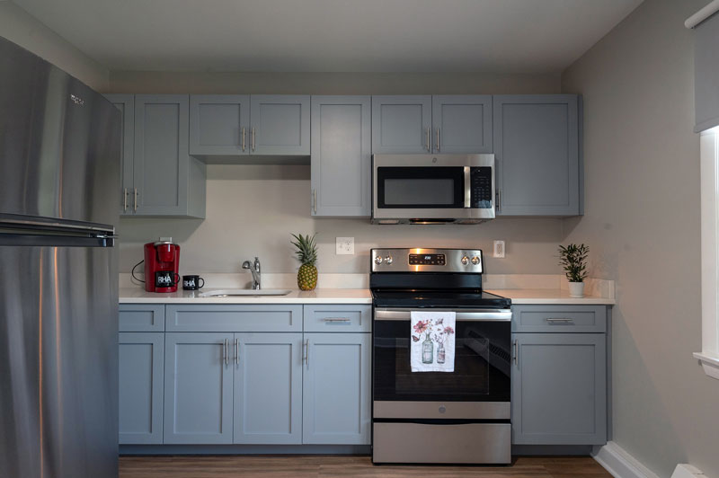 image of kitchen in new graduate housing