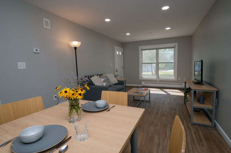 image of kitchen in new graduate housing