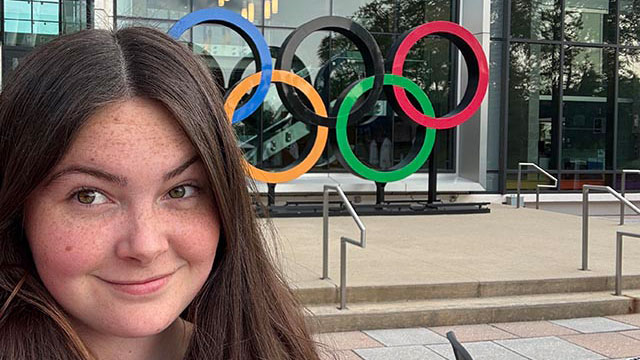 "Working at NBC Sports for both the Summer and Winter Olympics was one of the best experiences I've ever had."—Taylor DePaolo-Daily '26