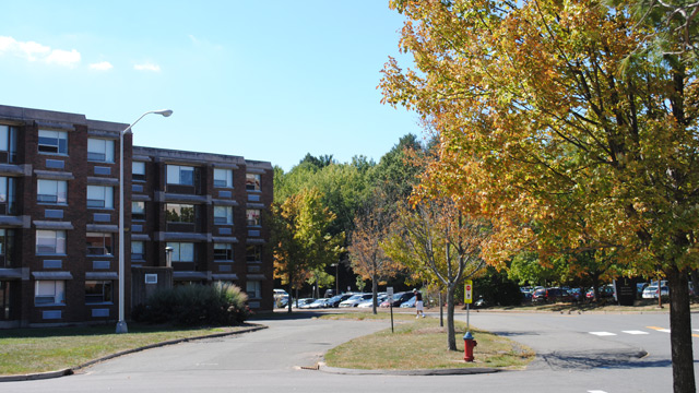 outdoor photo of dorms